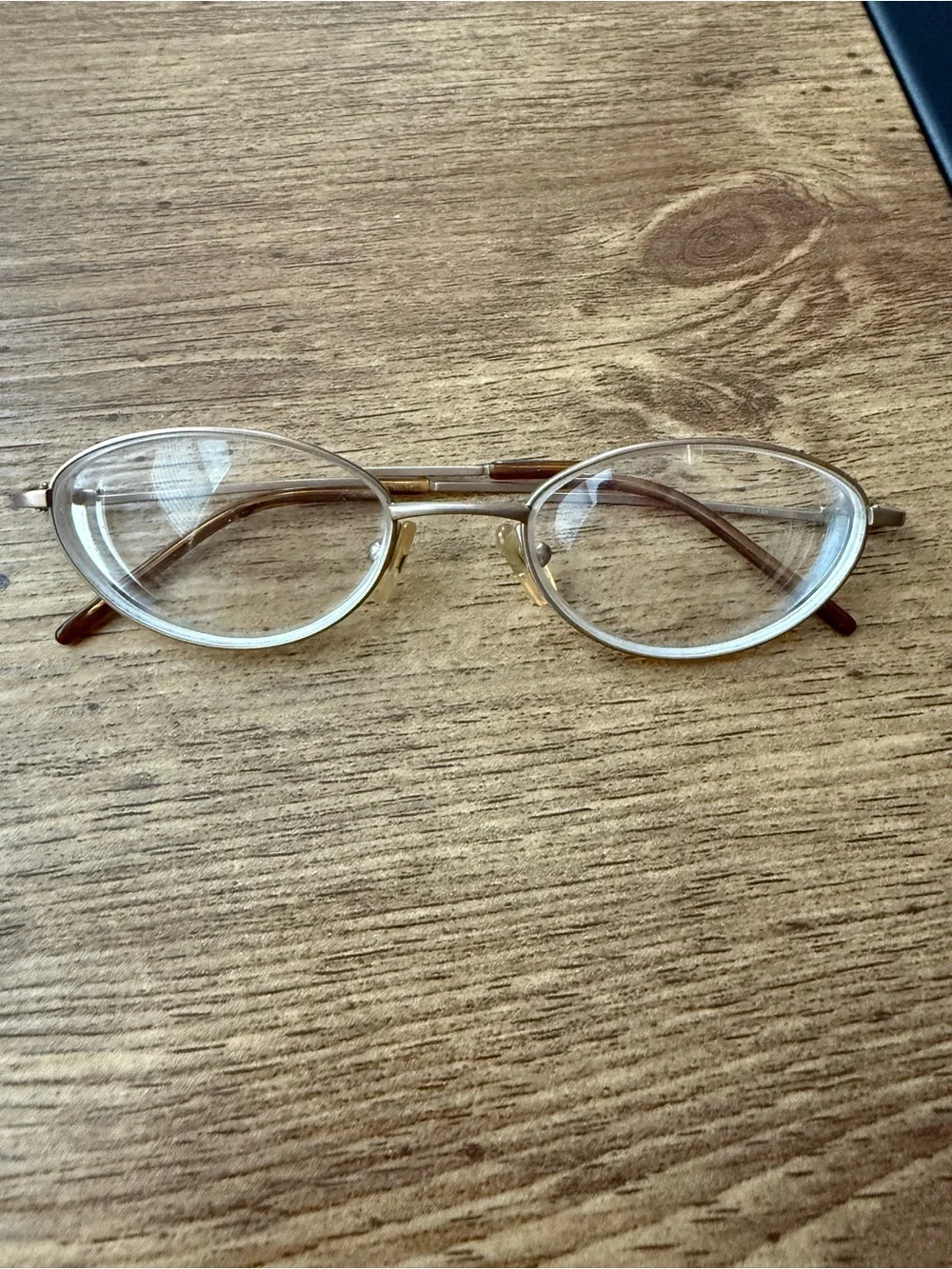 Fendi Women’s Oval Full Rim Metal Eyeglasses Frames Rose Gold 135 mm